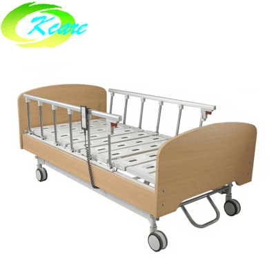 Solid Wood Bed Frame Electric 3 Function Nursing Home Care Bed GS-806(c)