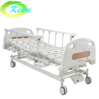 Double Functions Manual Medical Bed for Hospital with 125mm Castors KS-S207yh