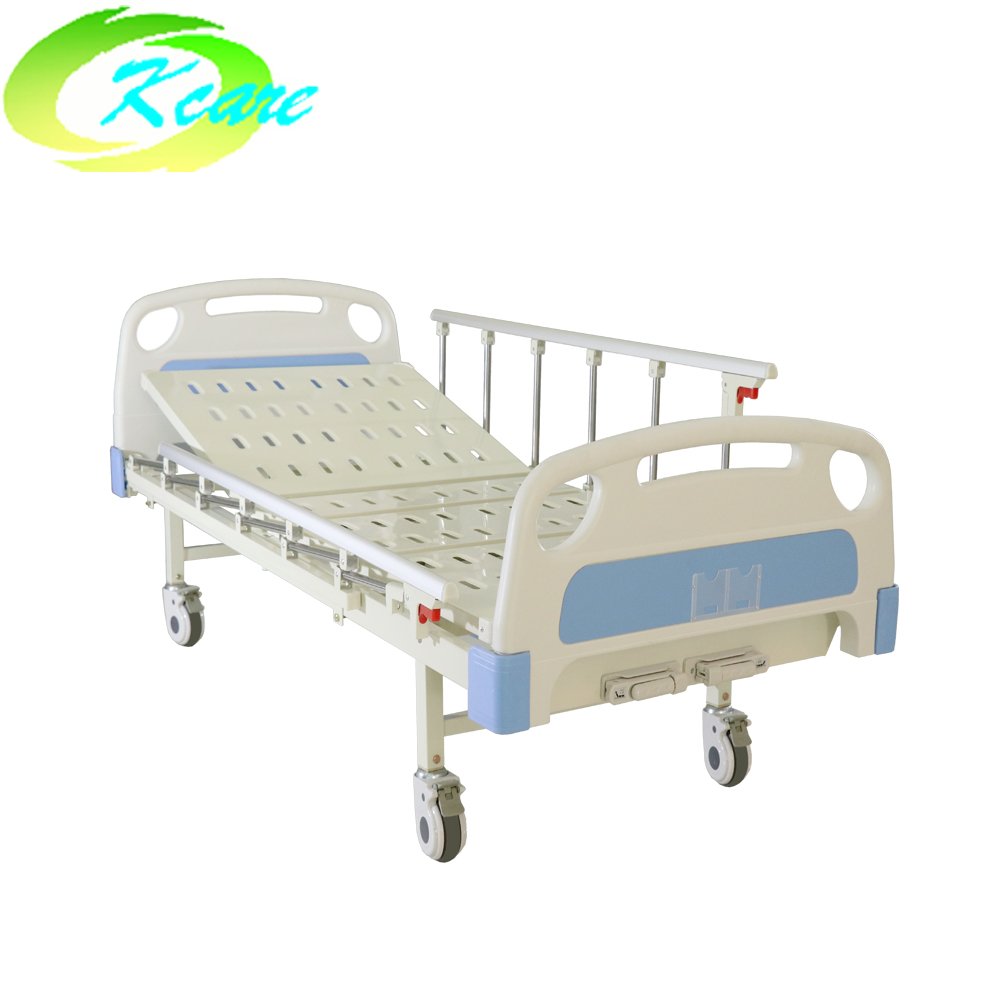 ABS Two Cranks Manual Hospital Bed with Aluminum Side Rail KS-332b