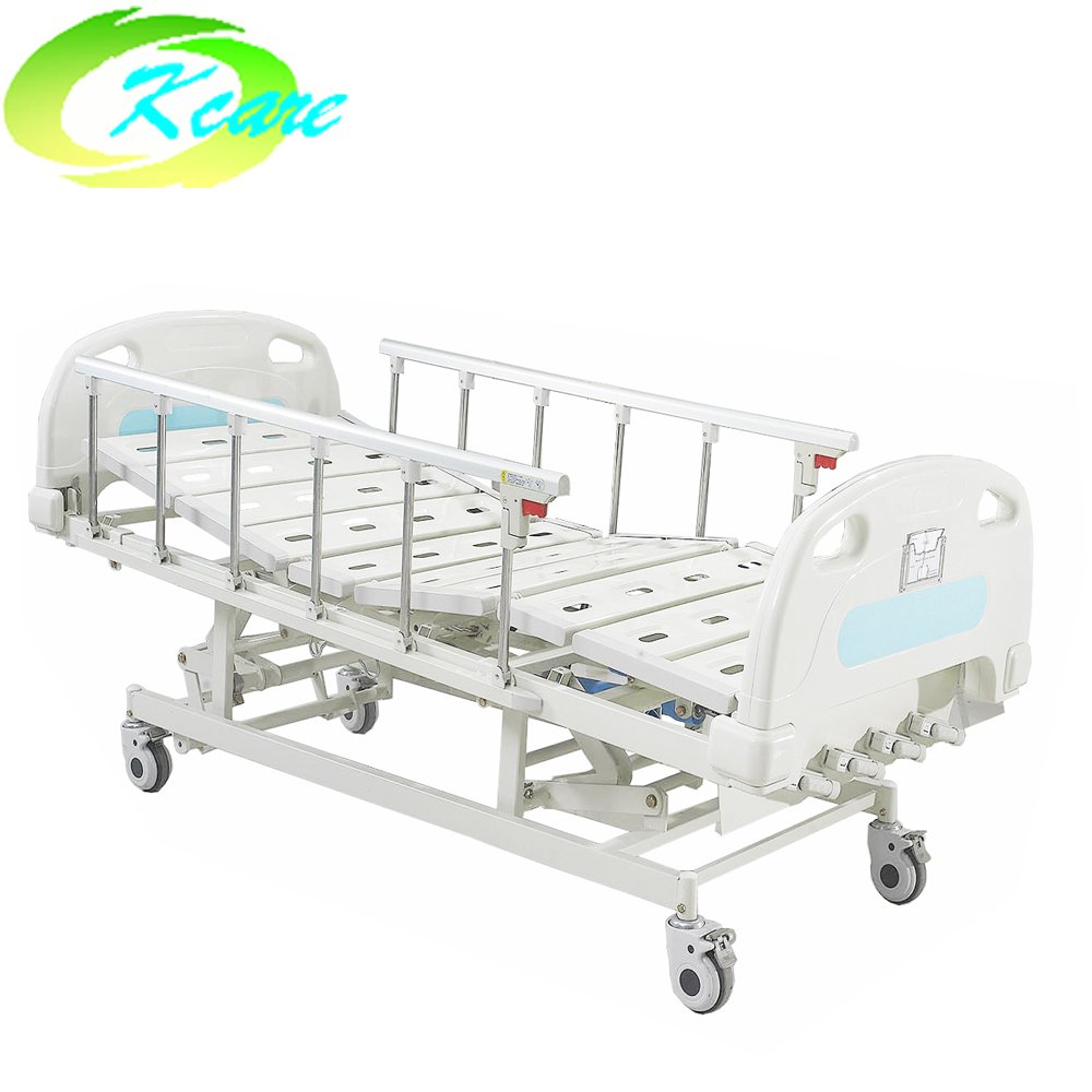 Four Cranks Manual Medical Hospital Bed with 5 Functions KS-S502yh