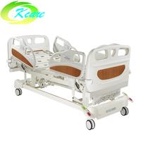 Manual 5 Functions Hospital Bed with Superior Small PP Side Rail & Wheels KS-S501yh