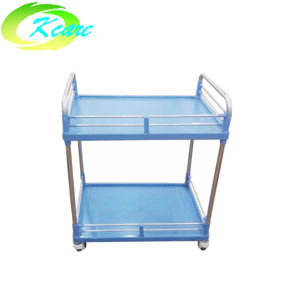 Commercial furniture general use and hospital steel treatment trolley for sale KS-202