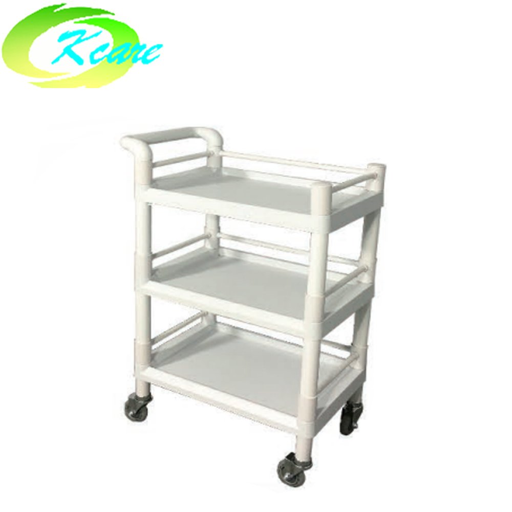 ABS three-shelves hospital instrument trolley KS-B13