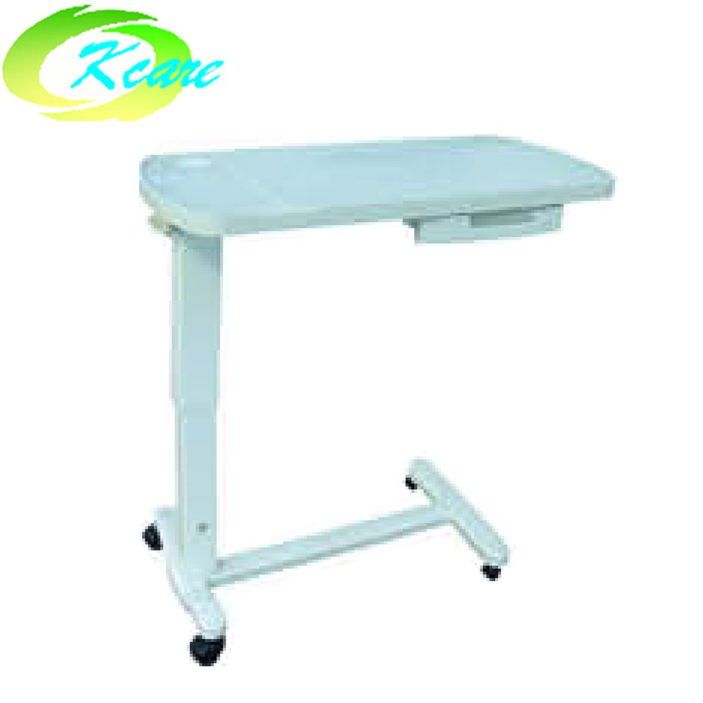ABS hospital overbed table with cabinet KS-D05e