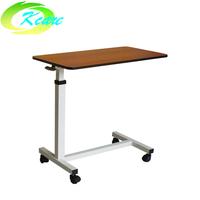 cheap plywood over bed table with wheels KS-D05c