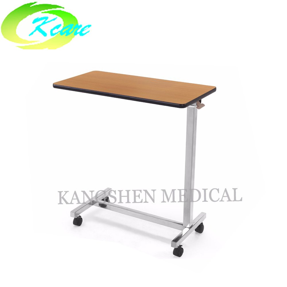 Popular Over Bed Table with wheels and desktop table for hospital bed KS-D05d