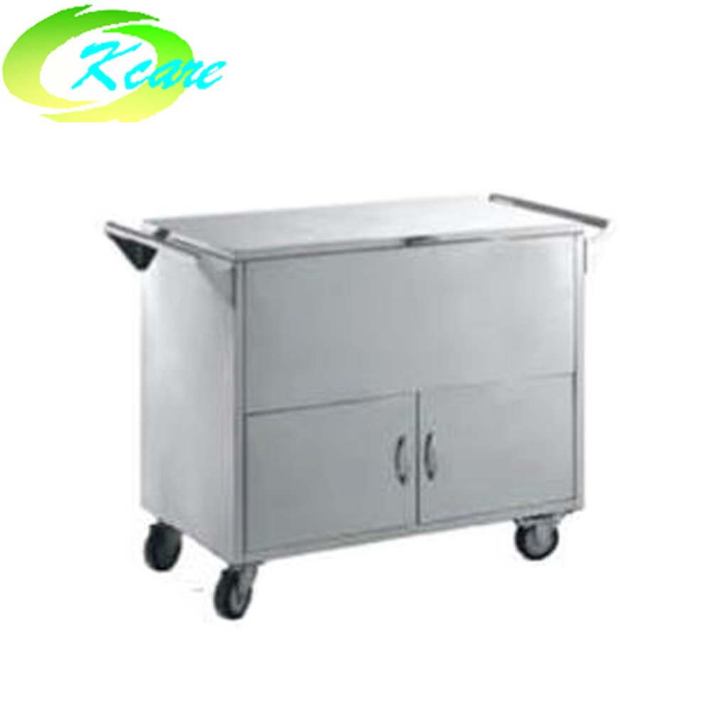 Stainless steel fully enclosed hospital transport cart KS-B33