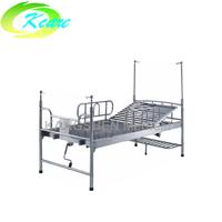 S.S.  adjustable single crank manual hospital bed with KS-213