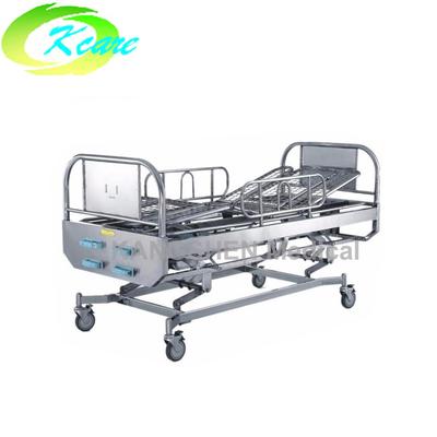 S.S.4-crank manual hospital rolling bed KS-1012