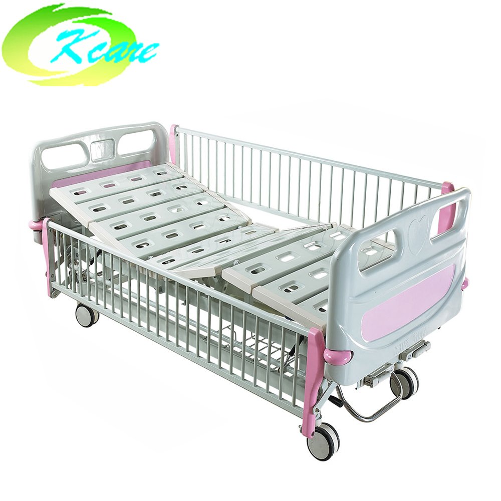 Central Lock Castor Manual 2-Cranks Hospital Children Bed KS-S201et