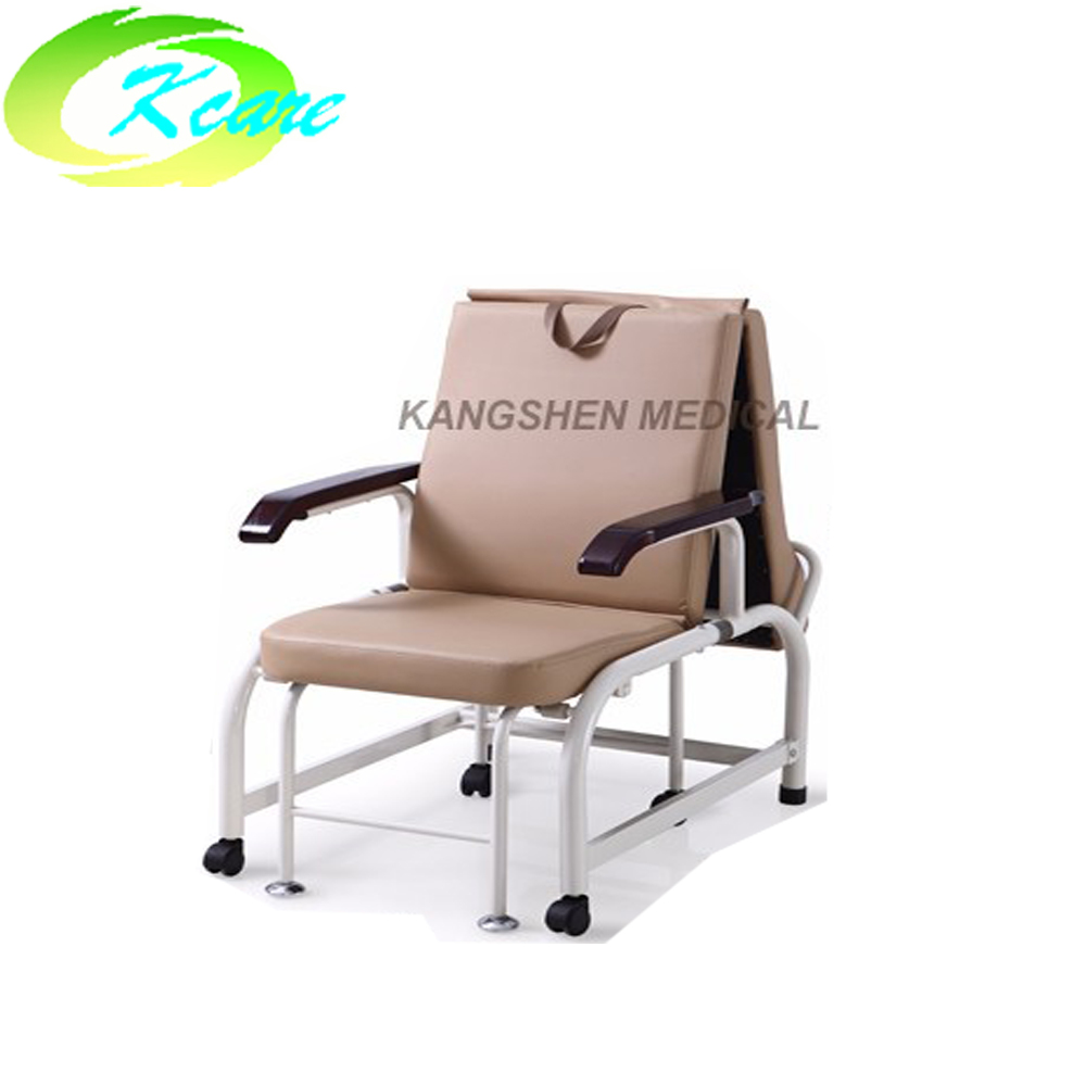 Movable hospital recliner chair bed and convertible hospital chair bed KS-D40